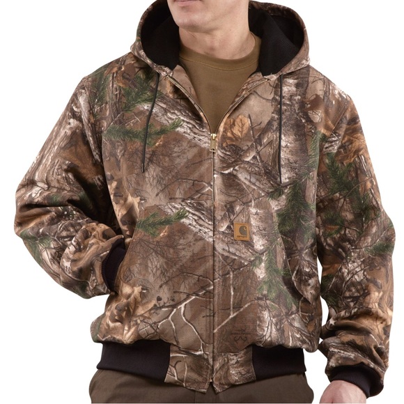 Carhartt Woodland Camo Jacket and Overalls - Picture 4 of 5